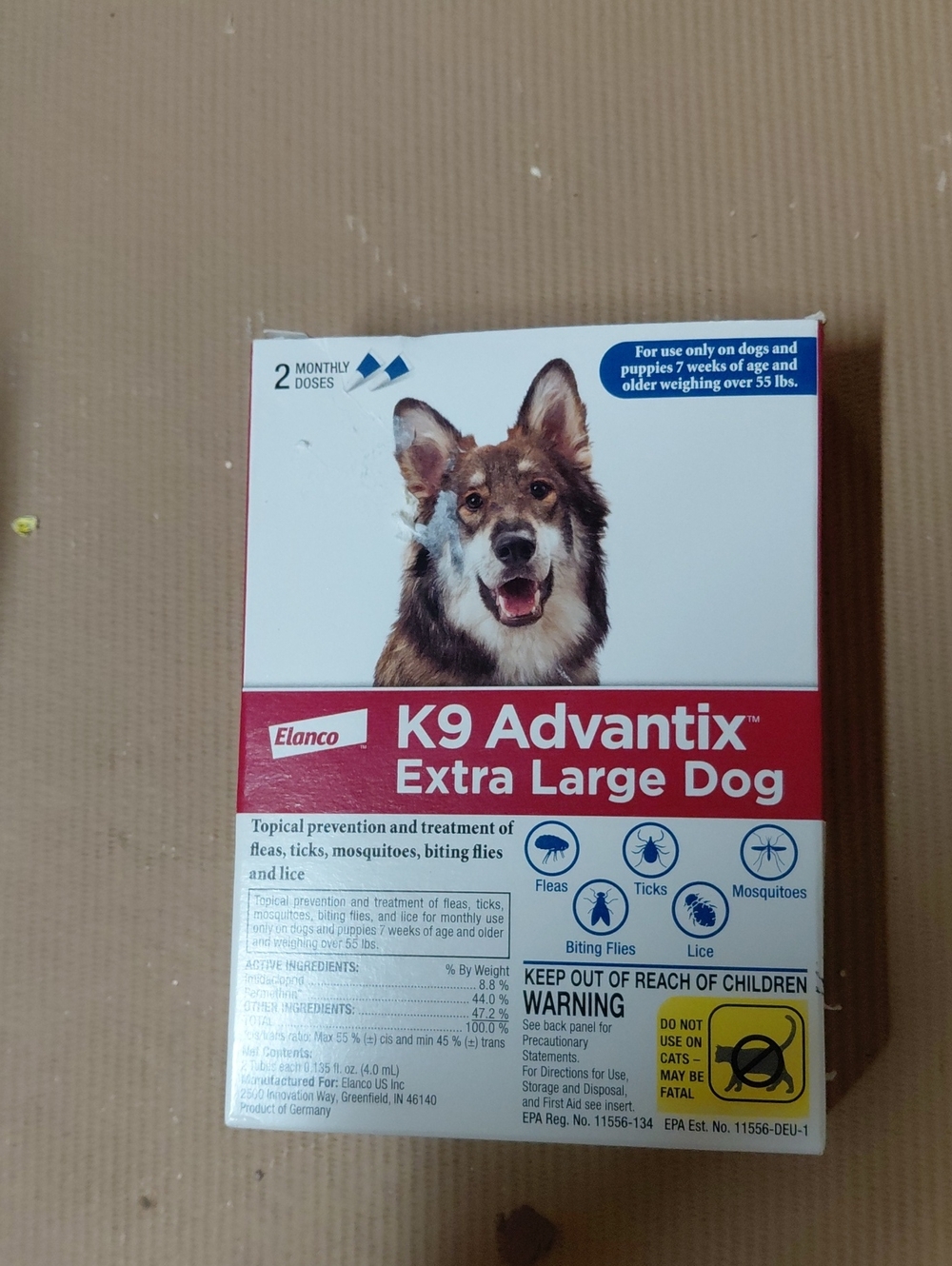 Elan K9 Advantix Extra Large Dog Topical -